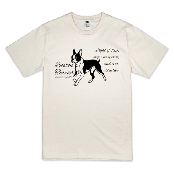 Light of Step – Boston Terrier - Thread Project Unisex Epic Tee Thumbnail