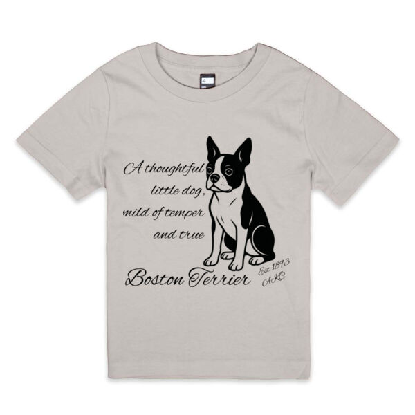 A Thoughtful Little Dog – Boston Terrier - Thread Project Kids Epic Tee Thumbnail