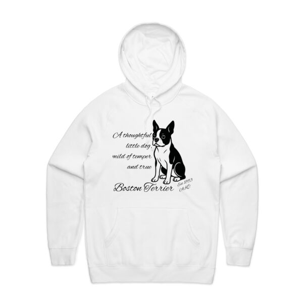 A Thoughtful Little Dog – Boston Terrier - AS Colour Mens Supply Hood Thumbnail