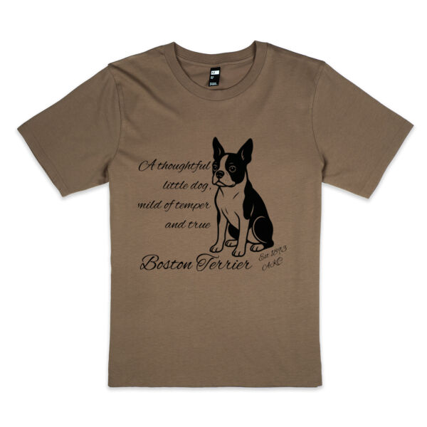 A Thoughtful Little Dog – Boston Terrier - Thread Project Womens Diva Tee Thumbnail