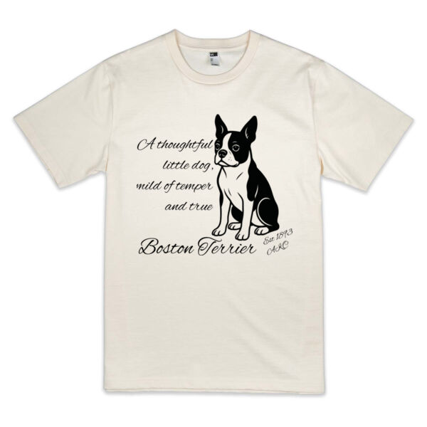 A Thoughtful Little Dog – Boston Terrier - Thread Project Unisex Epic Tee Thumbnail