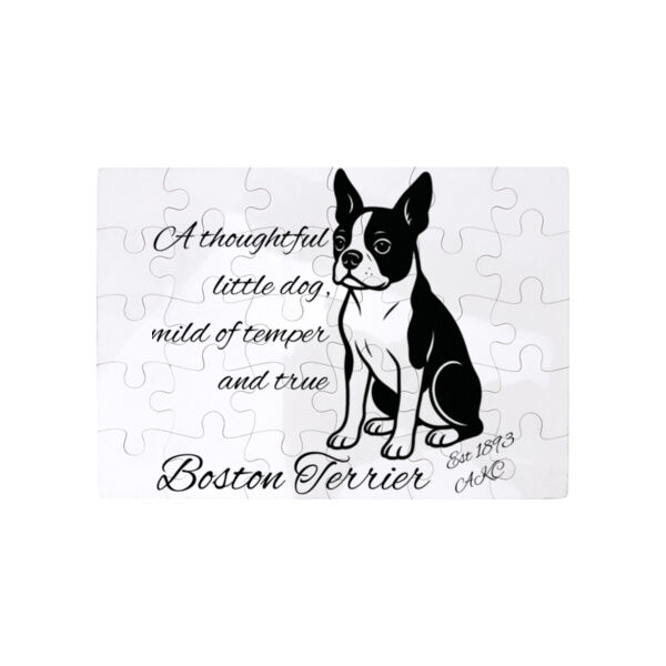 A Thoughtful Little Dog – Boston Terrier - Puzzle  Thumbnail