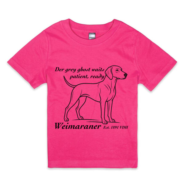 The Grey Ghost Waits – Weimaraner - Thread Project Kids Epic Tee Thumbnail