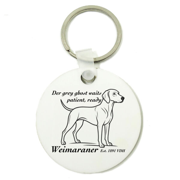 The Grey Ghost Waits – Weimaraner Thumbnail