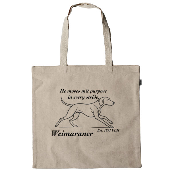 Purpose in Every Stride – Weimaraner - Super Tote Bag - Thread Project Thumbnail