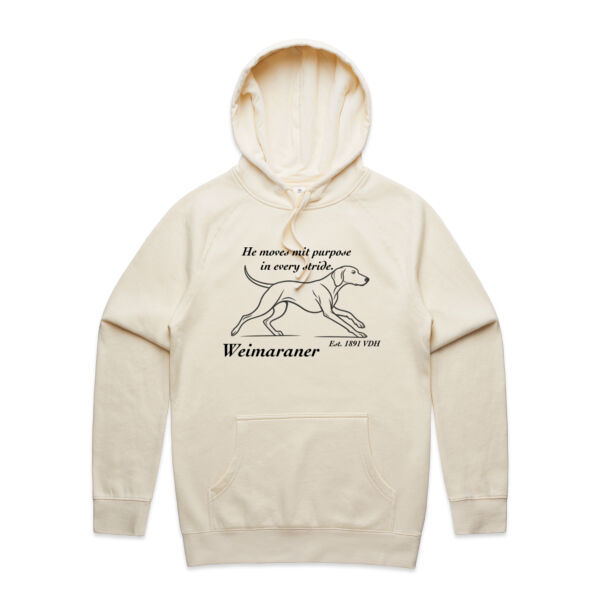 Purpose in Every Stride – Weimaraner - AS Colour Mens Supply Hood Thumbnail