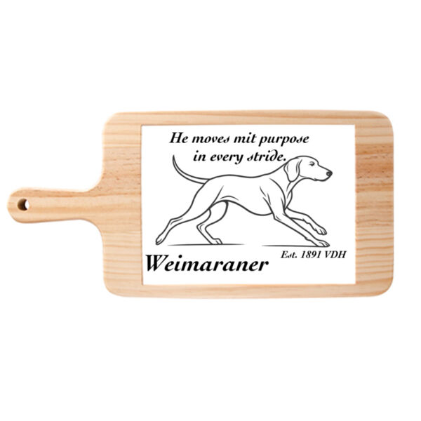 Purpose in Every Stride – Weimaraner - Cheese Board Thumbnail