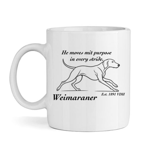 Purpose in Every Stride – Weimaraner - Mug Thumbnail