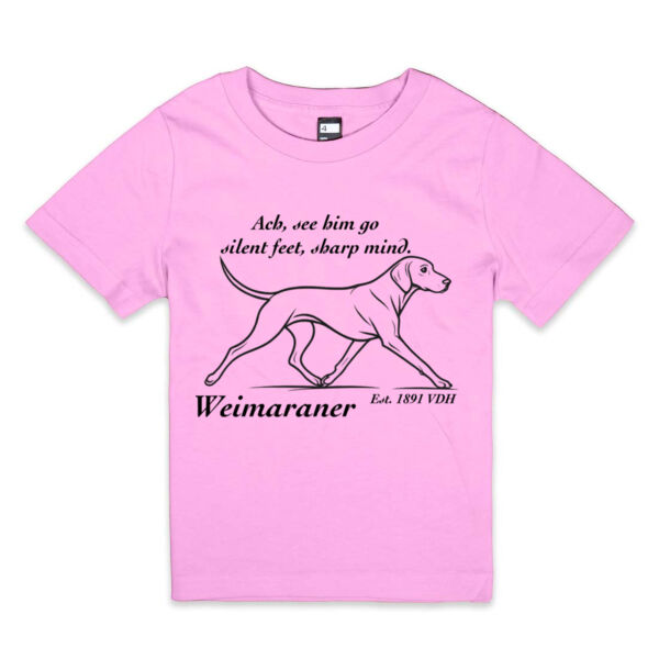 Silent Feet, Sharp Mind – Weimaraner - Thread Project Kids Epic Tee Thumbnail