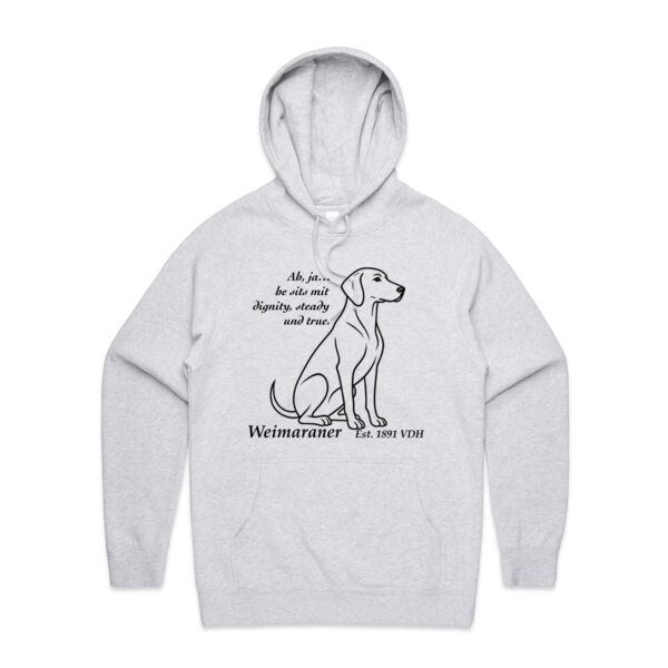 Dignity in Stillness – Weimaraner - AS Colour Mens Supply Hood Thumbnail