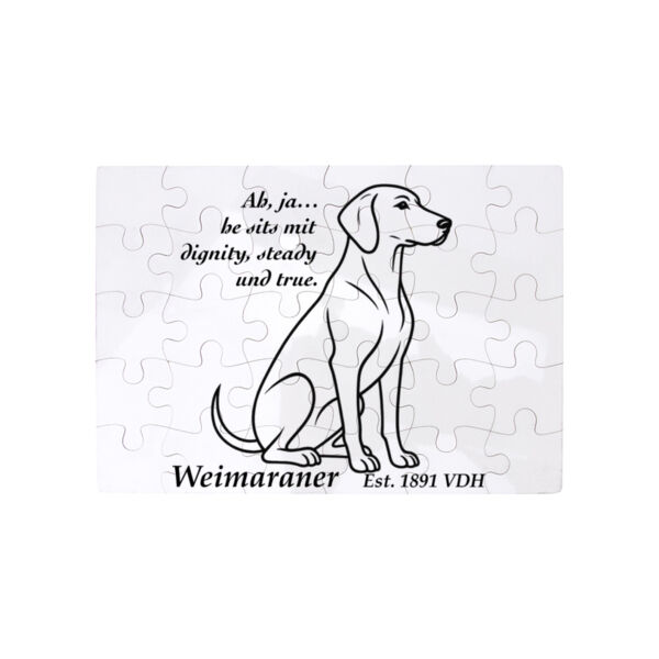 Dignity in Stillness – Weimaraner - Puzzle  Thumbnail