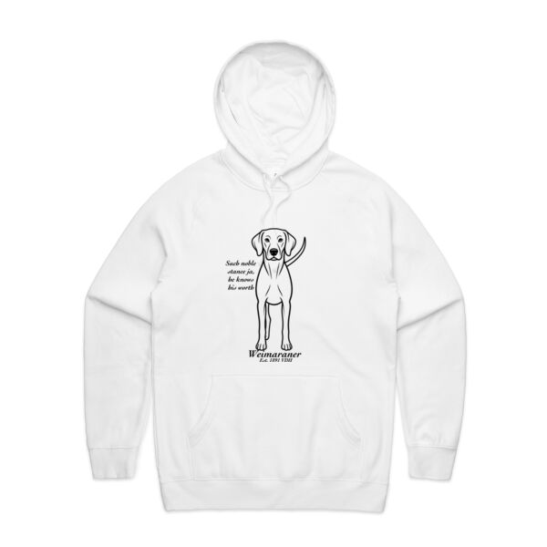 Noble Stance – Weimaraner - AS Colour Mens Supply Hood Thumbnail