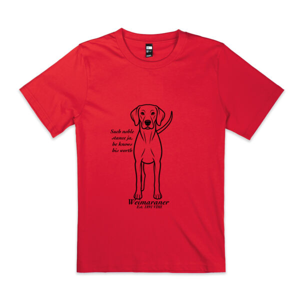 Noble Stance – Weimaraner - Thread Project Womens Diva Tee Thumbnail