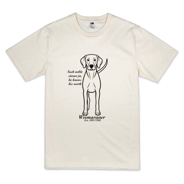 Noble Stance – Weimaraner - Thread Project Unisex Epic Tee Thumbnail