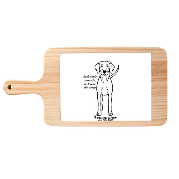 Noble Stance – Weimaraner - Cheese Board Thumbnail