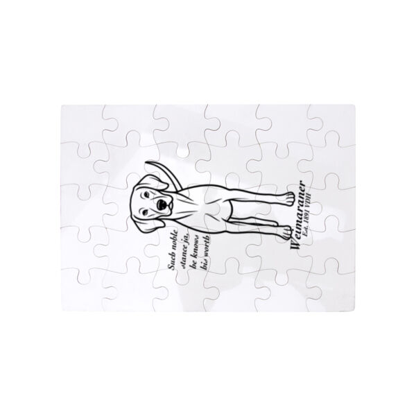 Noble Stance – Weimaraner - Puzzle  Thumbnail