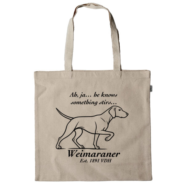 Something Stirs – Weimaraner - Super Tote Bag - Thread Project Thumbnail