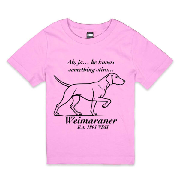 Something Stirs – Weimaraner - Thread Project Kids Epic Tee Thumbnail