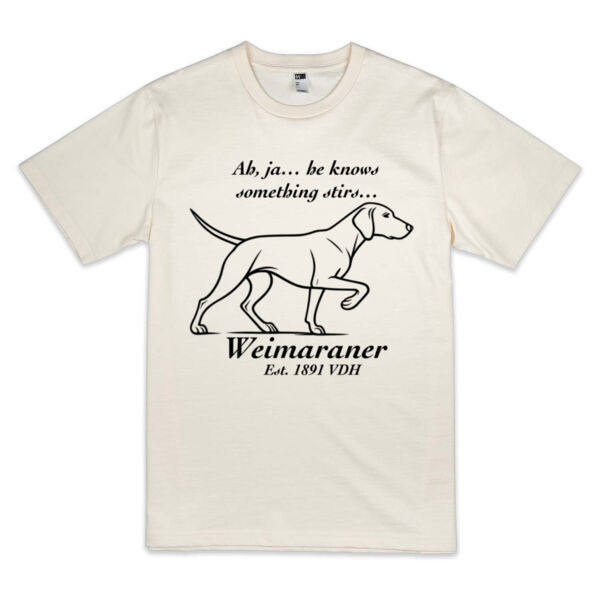 Something Stirs – Weimaraner - Thread Project Unisex Epic Tee Thumbnail
