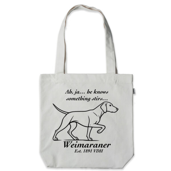Something Stirs – Weimaraner - Heavy Fashion Tote Bag - Thread Project Thumbnail