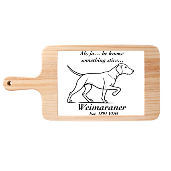Something Stirs – Weimaraner - Cheese Board Thumbnail