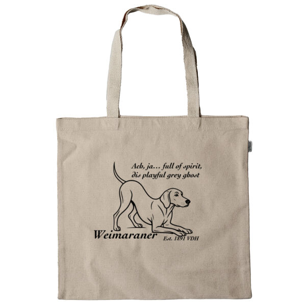 Playful Grey Ghost – Weimaraner - Super Tote Bag - Thread Project Thumbnail