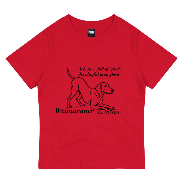 Playful Grey Ghost – Weimaraner - Thread Project Kids Epic Tee Thumbnail