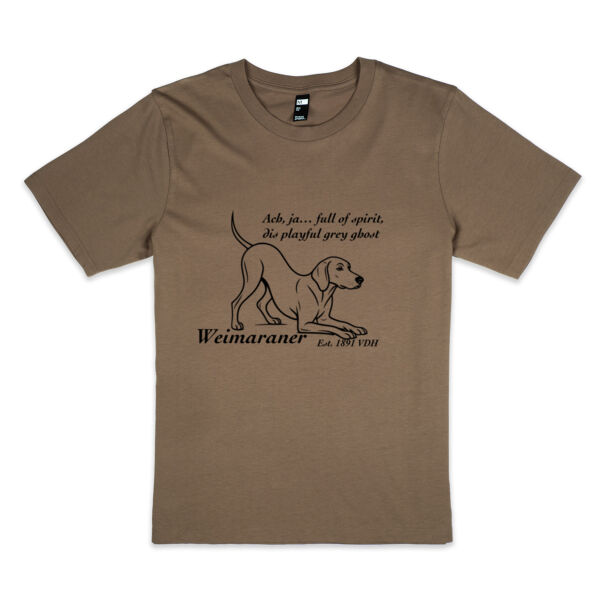 Playful Grey Ghost – Weimaraner - Thread Project Womens Diva Tee Thumbnail