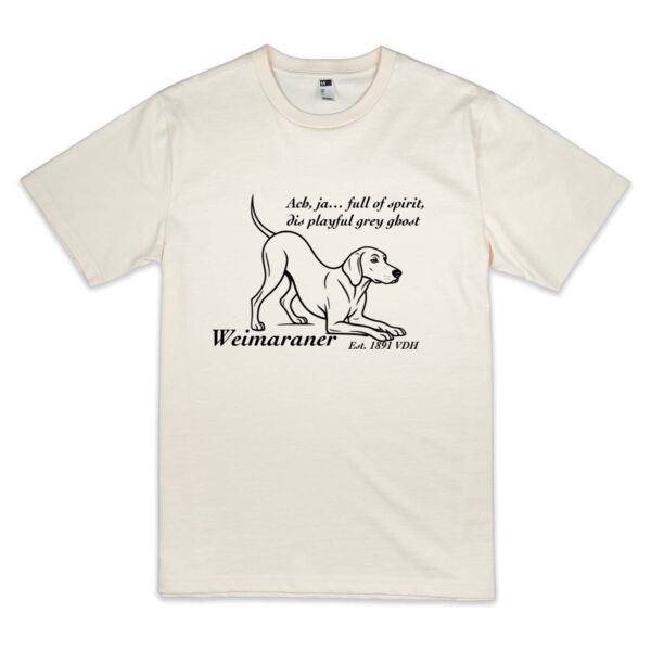 Playful Grey Ghost – Weimaraner - Thread Project Unisex Epic Tee Thumbnail