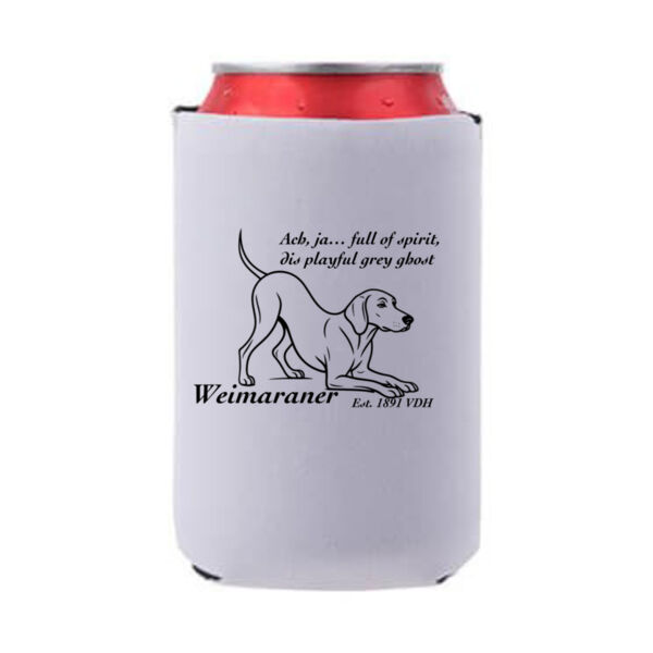 Playful Grey Ghost – Weimaraner - Can Cooler Thumbnail