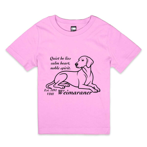 Calm Heart, Noble Spirit – Weimaraner - Thread Project Kids Epic Tee Thumbnail