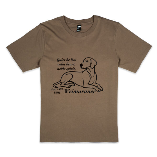 Calm Heart, Noble Spirit – Weimaraner - Thread Project Womens Diva Tee Thumbnail