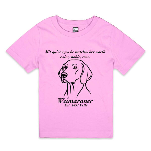 Calm, Noble, True – Weimaraner - Thread Project Kids Epic Tee Thumbnail