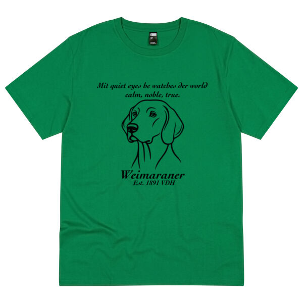 Calm, Noble, True – Weimaraner - Thread Project Unisex Epic Tee Thumbnail