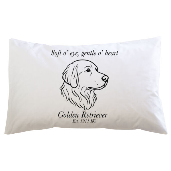 Gentle o’ Heart – Golden Retriever - Pillowcase  Thumbnail