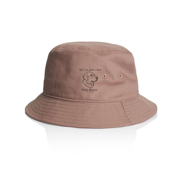 Gentle o’ Heart – Golden Retriever - AS Colour Womens Bucket Hat Thumbnail