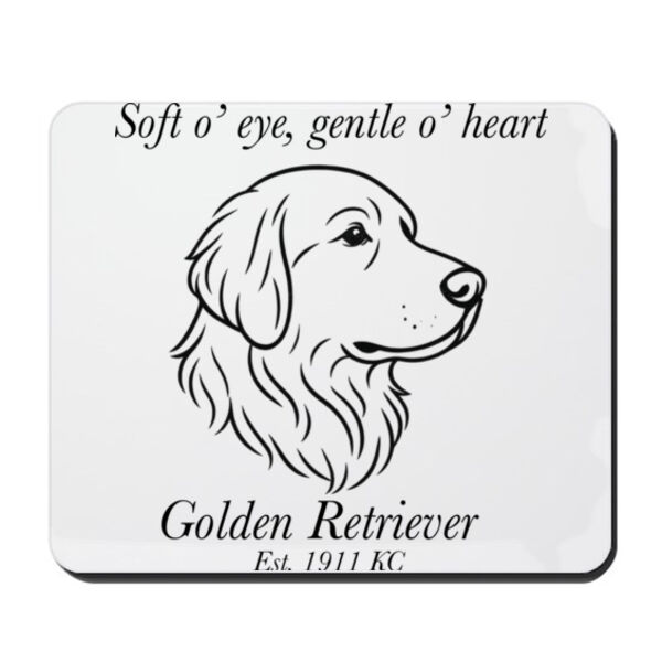 Gentle o’ Heart – Golden Retriever - Mouse Pad Thumbnail