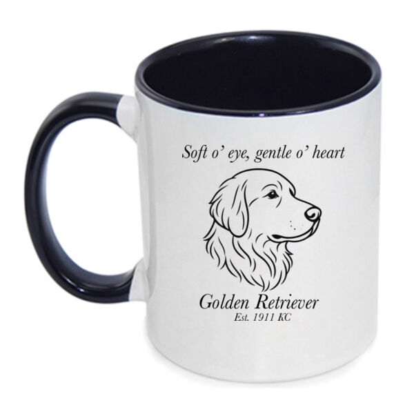 Gentle o’ Heart – Golden Retriever - Inner Coloured Mug Thumbnail