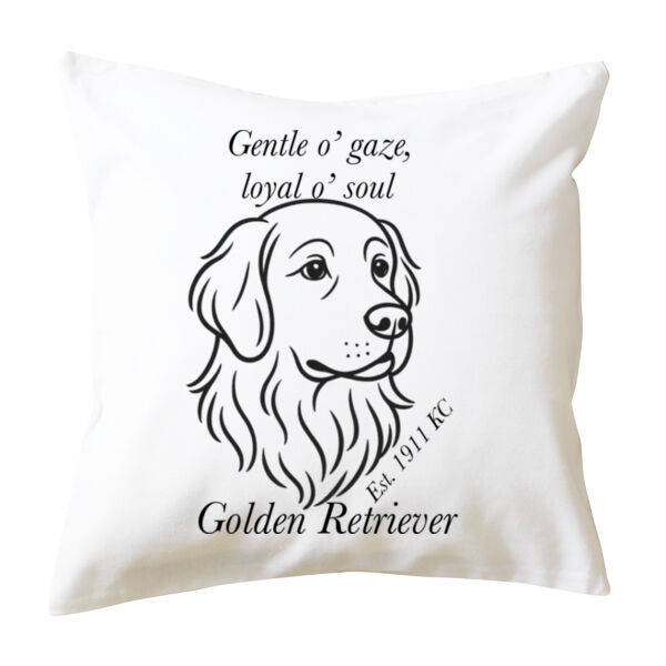 Loyal o’ Soul – Golden Retriever - Cushion cover Thumbnail