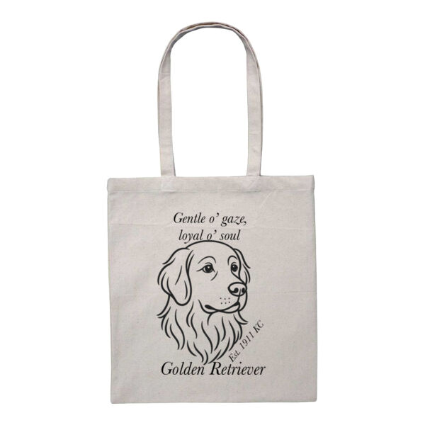 Loyal o’ Soul – Golden Retriever - Heavy Duty Canvas Tote with Gusset  Thumbnail