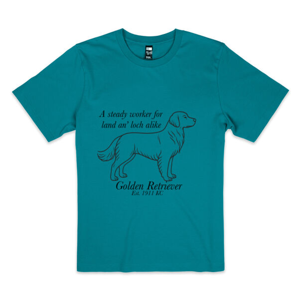 Land an’ Loch Alike – Golden Retriever - Thread Project Womens Diva Tee Thumbnail