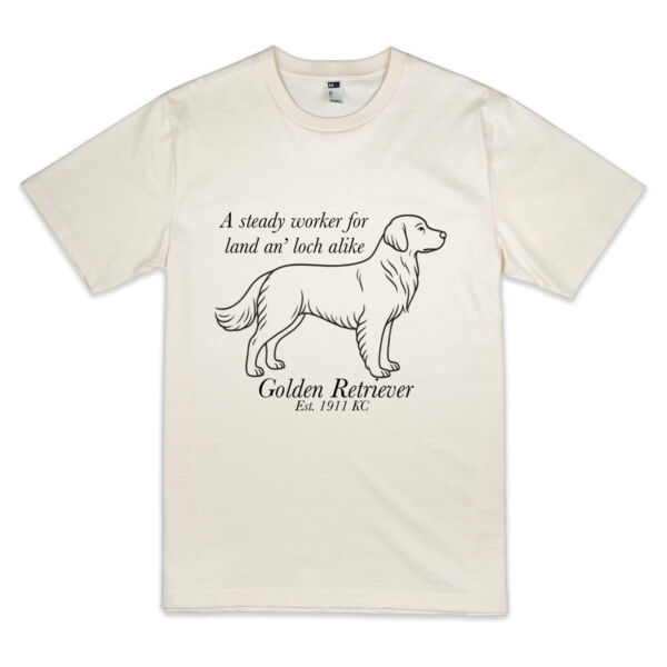 Land an’ Loch Alike – Golden Retriever - Thread Project Unisex Epic Tee Thumbnail