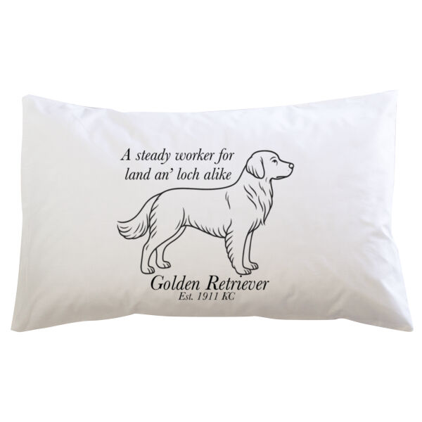 Land an’ Loch Alike – Golden Retriever - Pillowcase  Thumbnail
