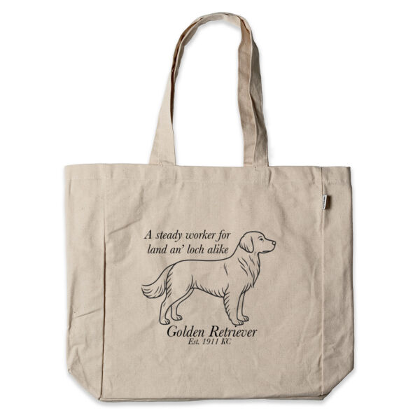 Land an’ Loch Alike – Golden Retriever - Canvas Shopper Tote Bag - Thread Project Thumbnail