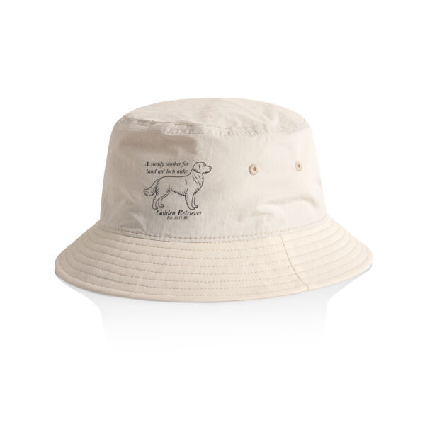 Land an’ Loch Alike – Golden Retriever - AS Colour Nylon Bucket Hat Thumbnail