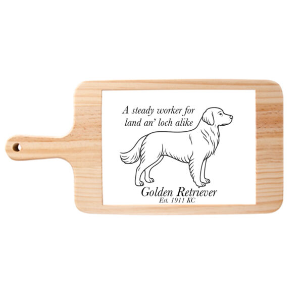 Land an’ Loch Alike – Golden Retriever - Cheese Board Thumbnail